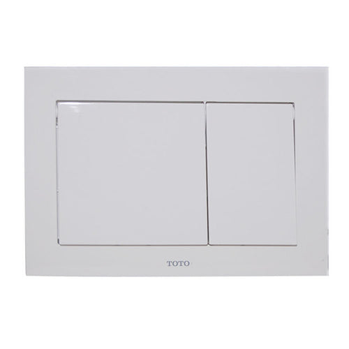Toto Duofit Push Plate for In-Wall Tank System, White - YT800#WH