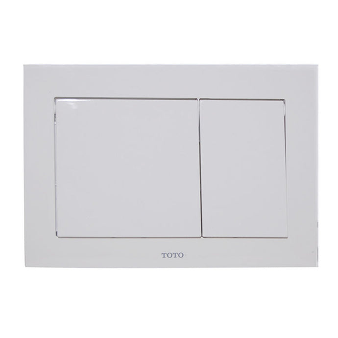 Toto Duofit Push Plate for In-Wall Tank System, White - YT800#WH