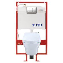 Load image into Gallery viewer, TOTO MH Wall-Hung Toilet w/ WASHLET+ C200 in Cotton, 1.28 or 0.9 GPF, PEX Supply, D-Shape - TOTO CWT4372047MFG-3#01