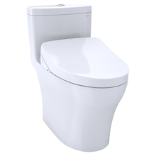 Load image into Gallery viewer, TOTO Aquia IV One-Piece Toilet w/ WASHLET+ S500e in Cotton, 1.0 or 0.8 GPF, Auto Flush - TOTO MW6463046CUMFGA#01