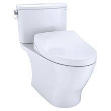 Load image into Gallery viewer, TOTO Nexus Close Coupled Toilet w/ WASHLET+ S500e in Cotton, 1.28 GPF, Auto Flush - TOTO MW4423046CEFGA#01