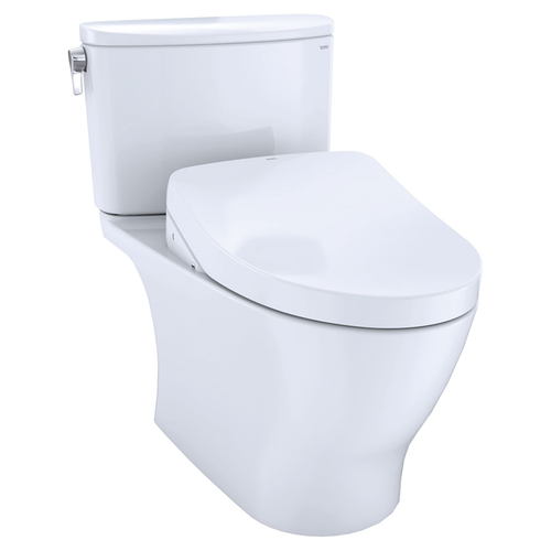 TOTO Nexus Two-Piece Toilet w/ WASHLET+ S550e in Cotton, 1.28 GPF - TOTO MW4423056CEFG#01