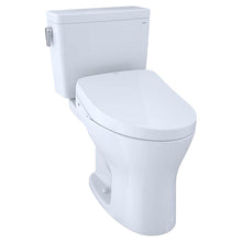 Load image into Gallery viewer, TOTO Drake Two-Piece Toilet w/ WASHLET+ S500e in Cotton, 1.6 or 0.8 GPF, 10&quot; Rough-in, Universal Height - TOTO MW7463046CSMFG.10#01
