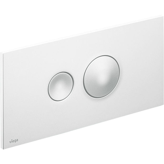 Viega 54710 Visign Style 10 Push Plate for In-Wall Tank - Alpine White